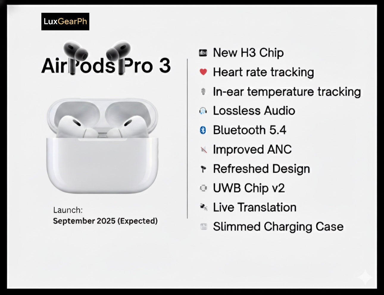 Airpods Pro 3 – LuxGearPh